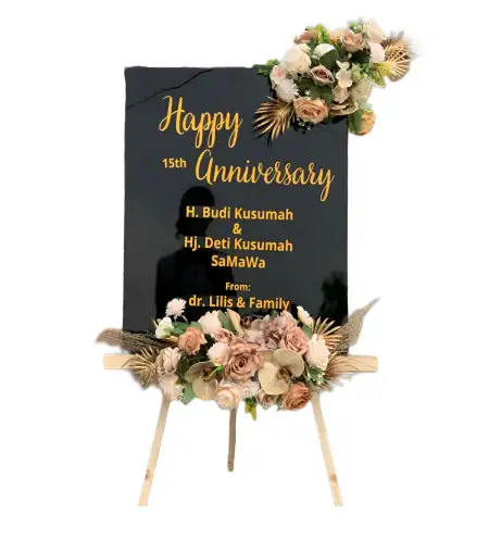 Papan Bunga Akrilik Kelekar